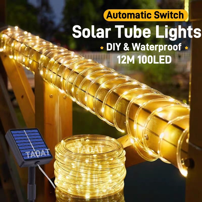 Solar String Lights Outdoor Waterproof LED Strip lights Solar power