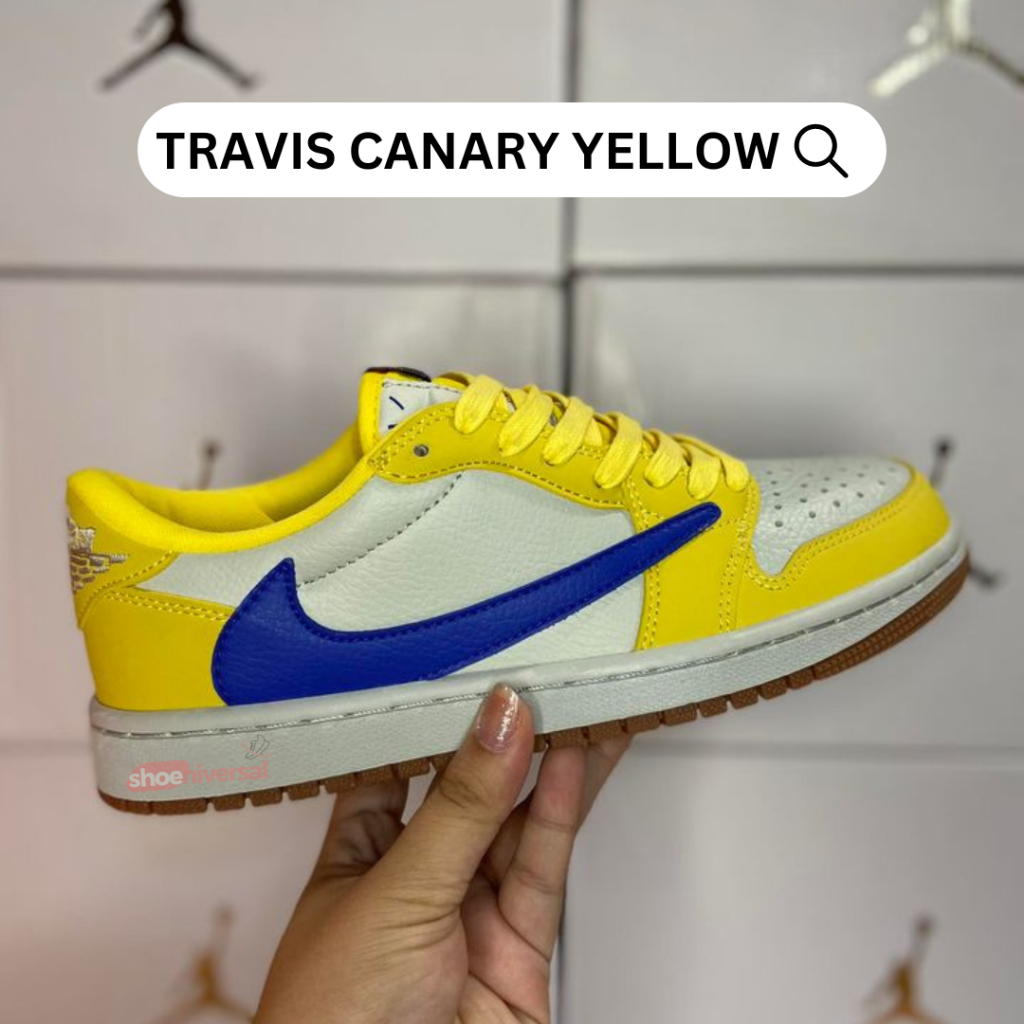 Travis Canary Yellow Sneakers for Men and Women | Shopee Philippines