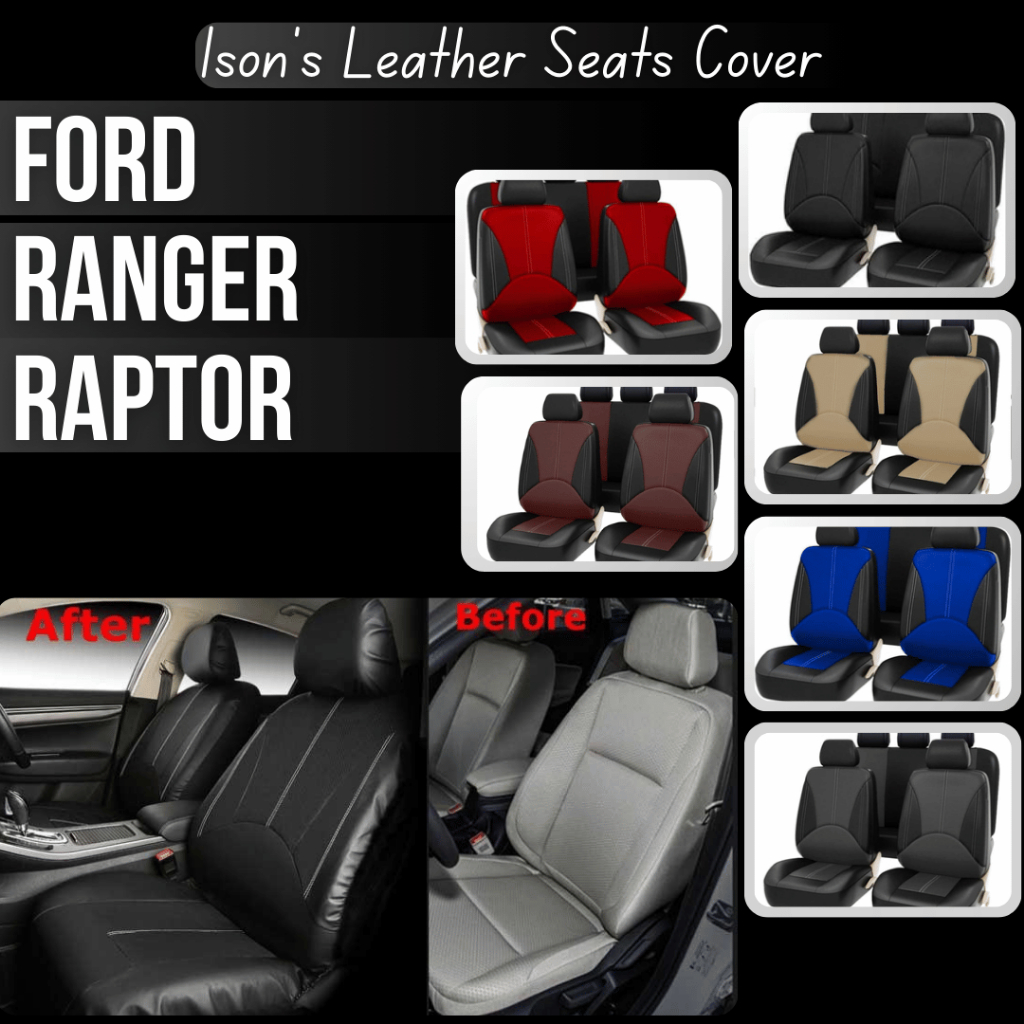 Ford Ranger Raptor Leather Seats Cover 1set High Quality (Premium look