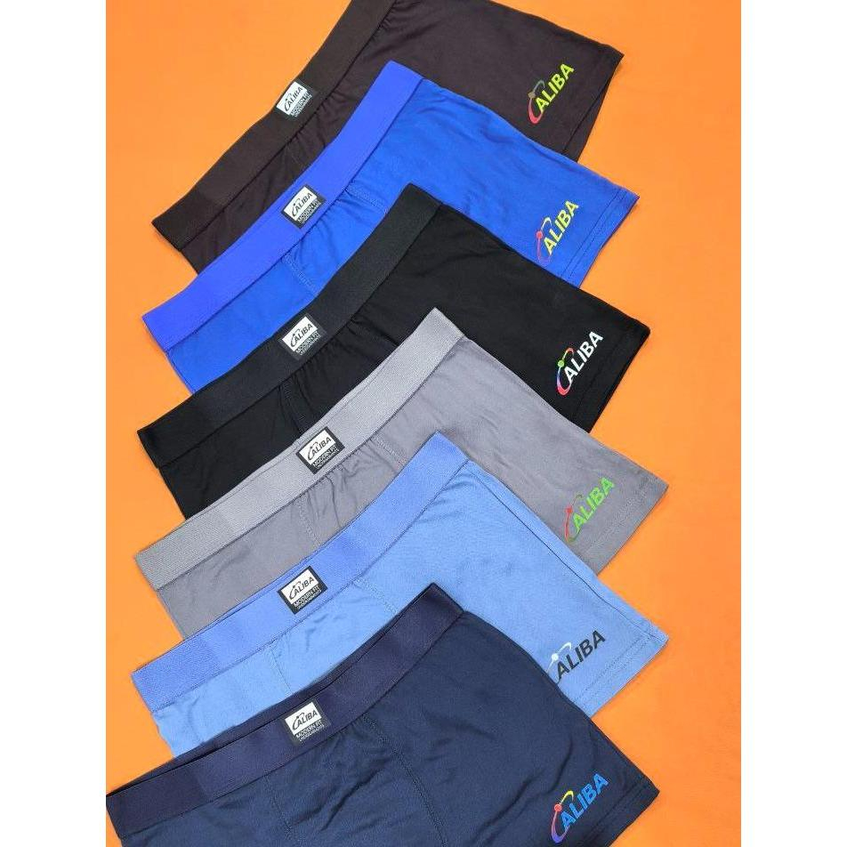 12/6/3 PCS RANDOM ALIBA ELASTIC BOXER MEN'S UNDERWEAR RANDOM COLOR IN ...
