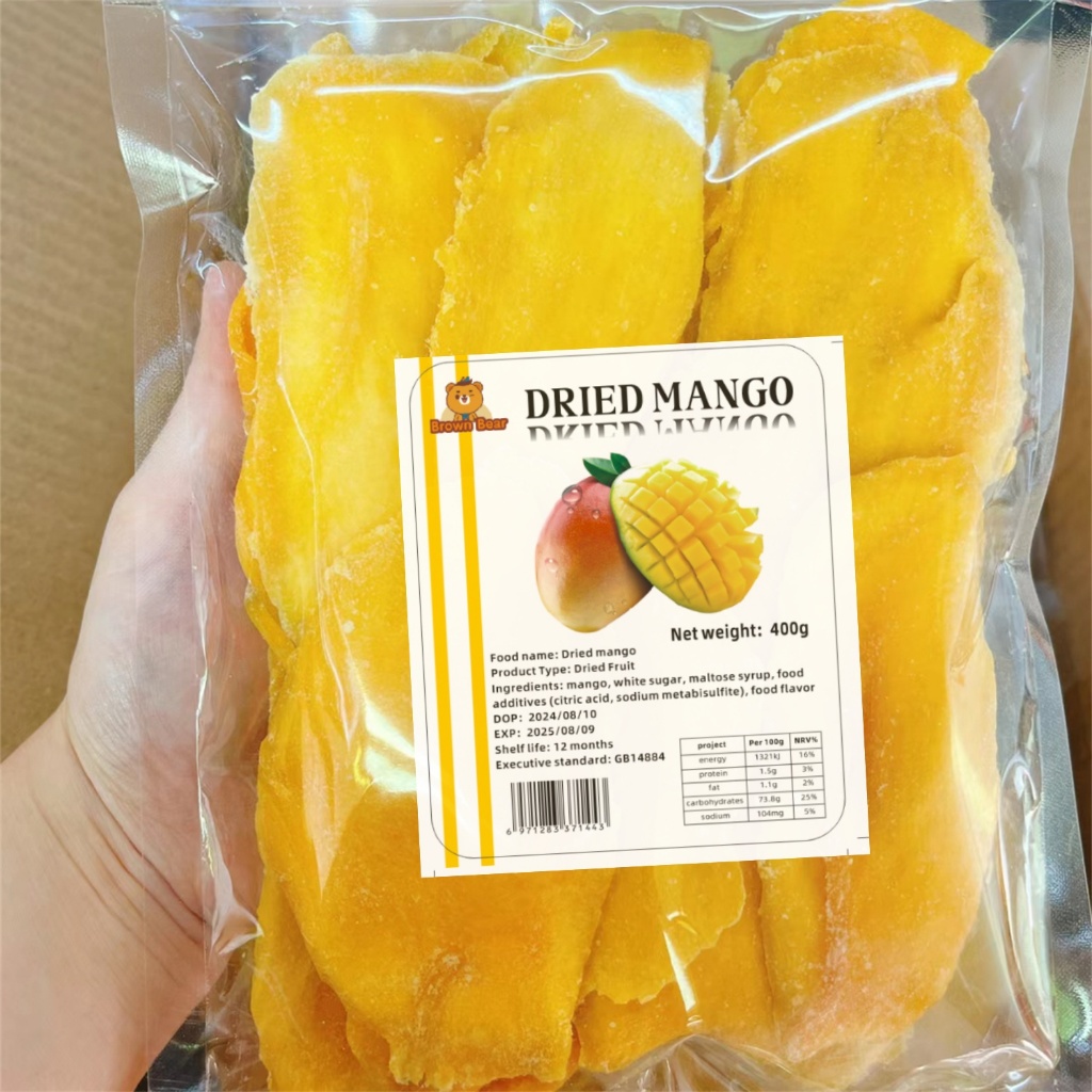 Dried mango pure mango dried fruits and vegetables snacks 200g/400g ...