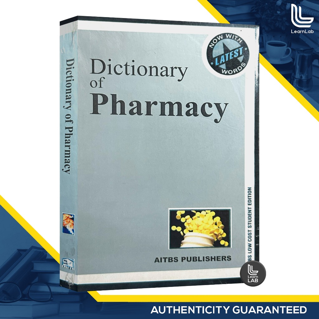 DICTIONARY OF PHARMACY LATEST WORDS AITBS Publishers | Shopee Philippines