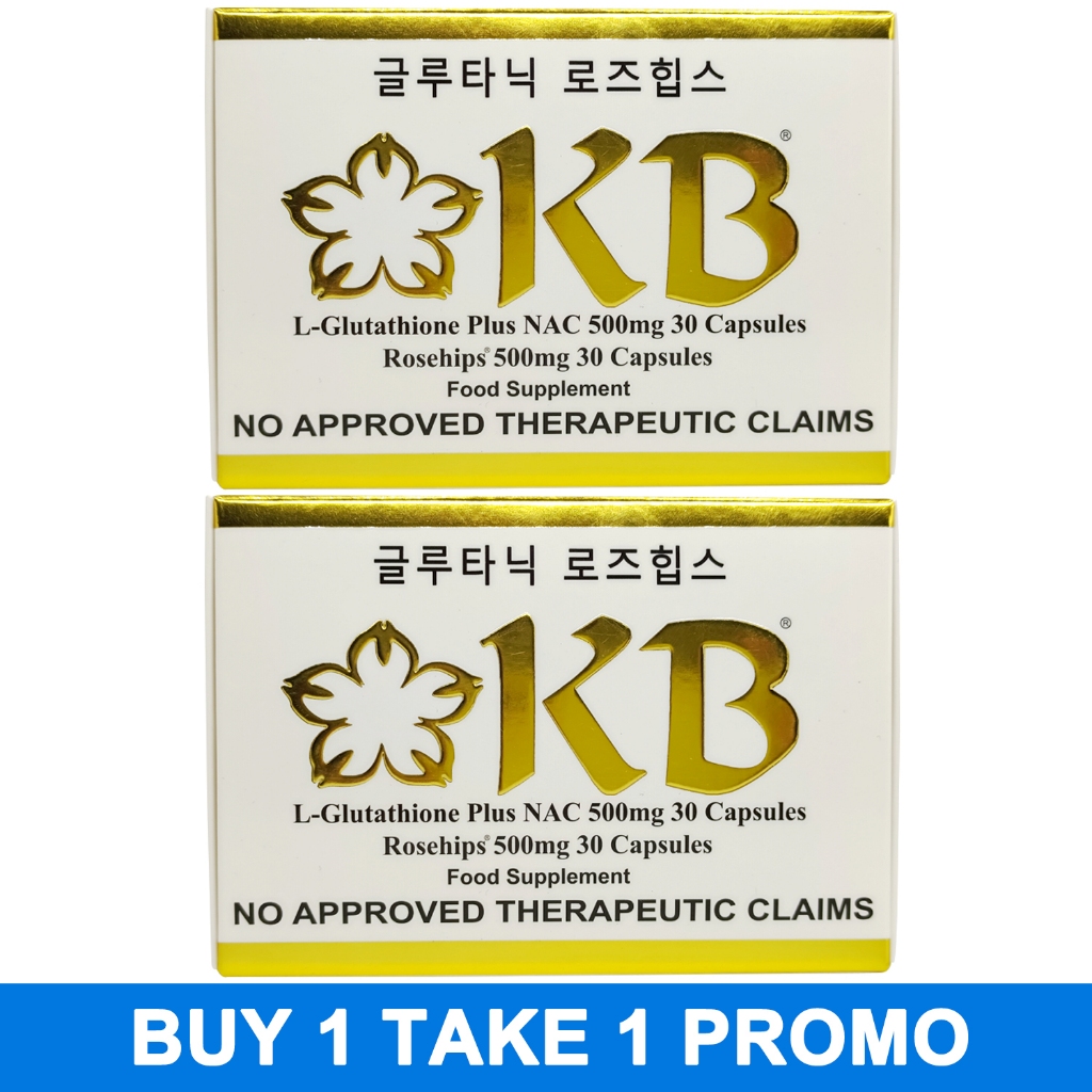 kb glutathione KB Glutathione + Rosehips Buy 1 Take 1 Promo