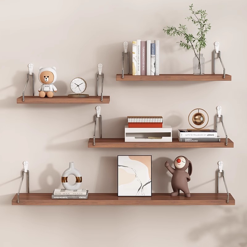 Wooden Shelf Wall Book Shelf Floating Hanging Shelves Home Decor