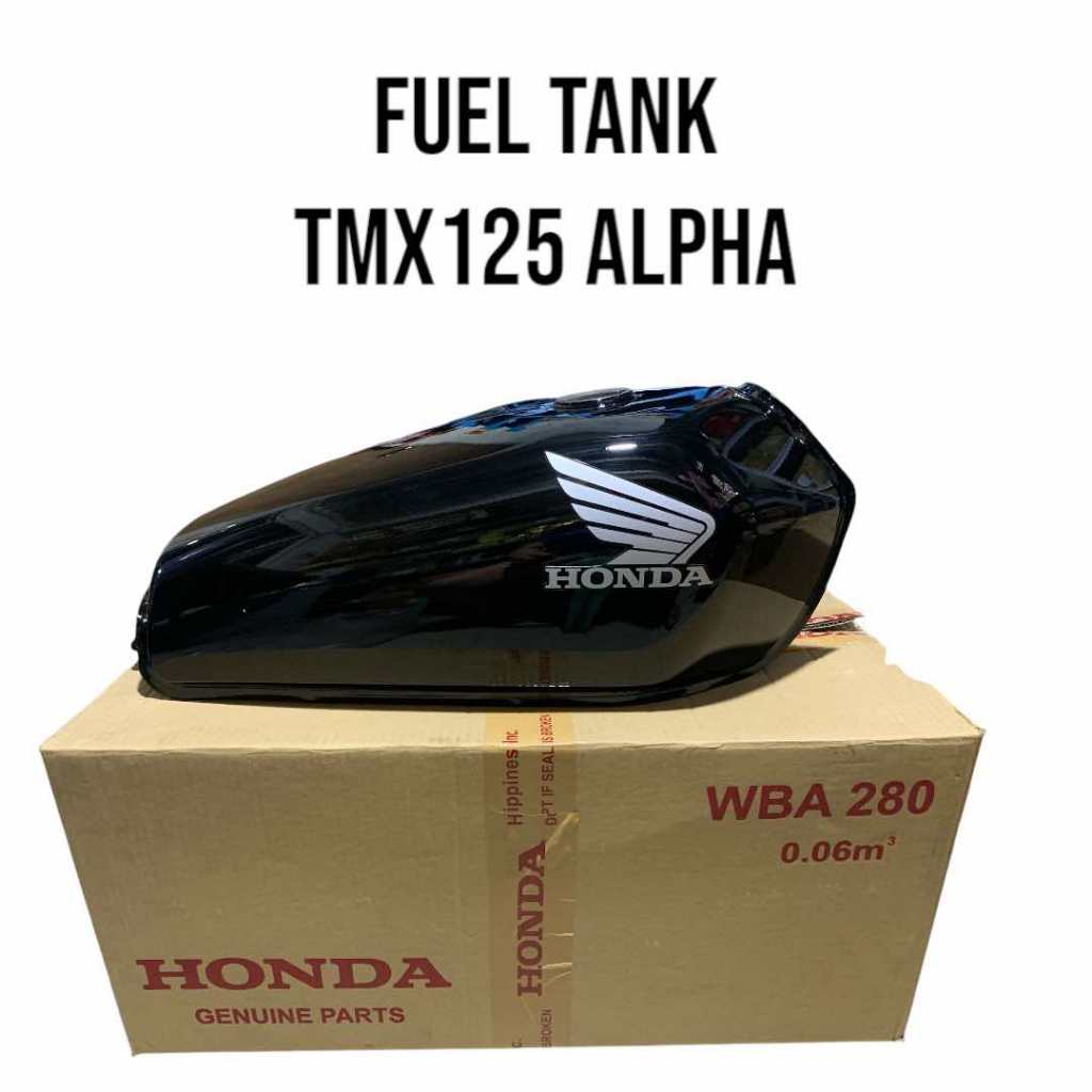 HONDA GENUINE FUEL TANK TMX125 ALPHA BLACK | Shopee Philippines