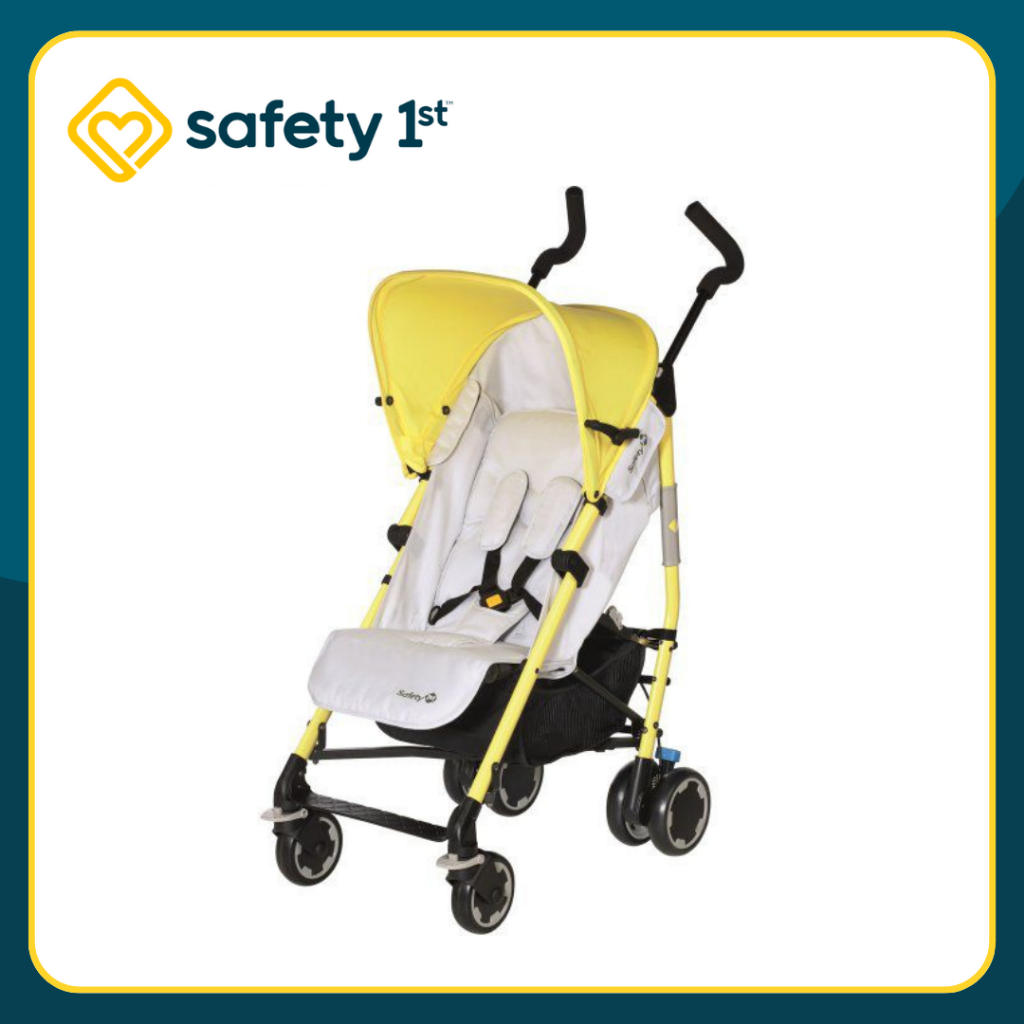 Safety 1st Compa City Stroller for Travel with Sun Shade Yellow and White Shopee Philippines