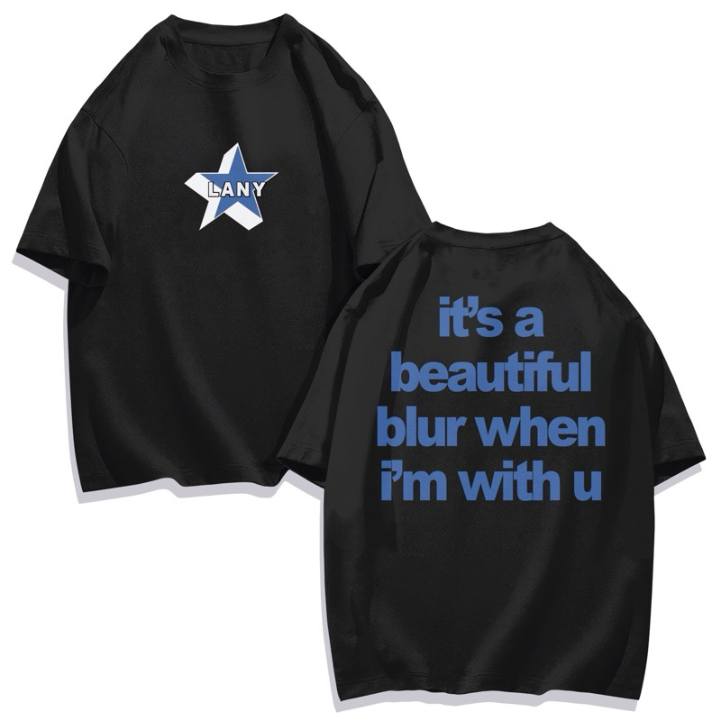 LANY A Beautiful Blur World Tour Fan Support T-shirt oversized