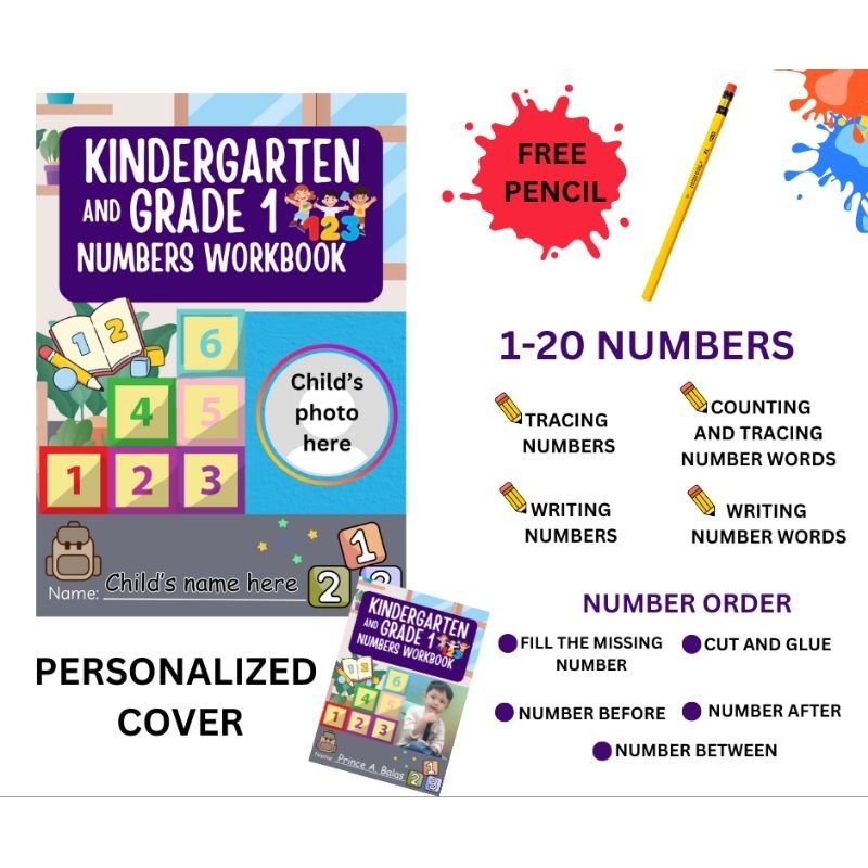 Customized KinderGarten and Grade 1 numbers Booklet | Shopee Philippines