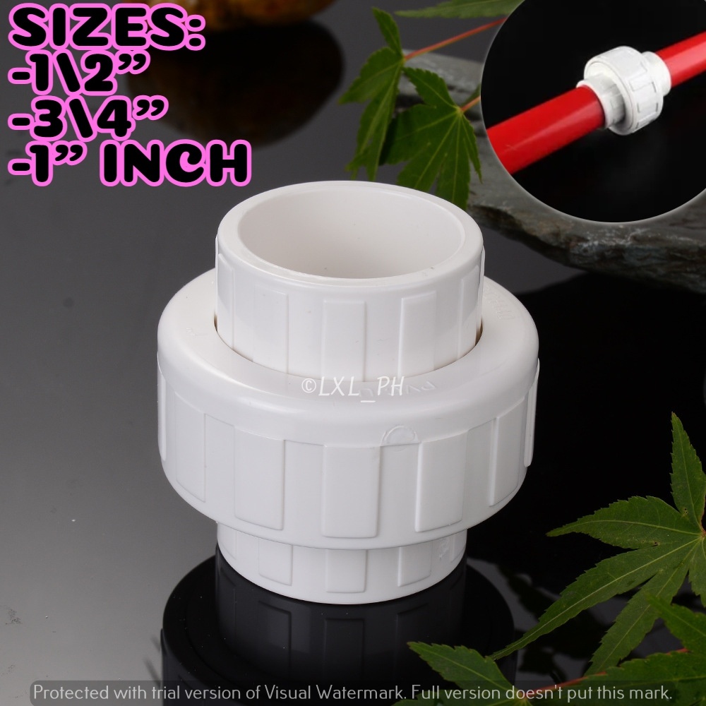 PPR-11 1PCS Plastic Union PVC Union Coupling Pipe Fitting PVC Slip ...