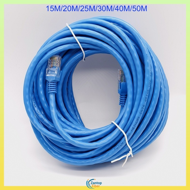 GearIT 10 Pack, Cat 6 Ethernet Cable Cat6 Snagless Patch 25 Feet - Computer LAN Network Cord, Blue - Compatible With 10 Port Switch POE 10port Gigabit - View #3