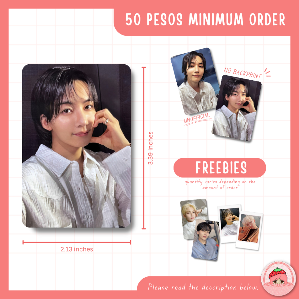 SEVENTEEN ジョンハンspill the feels shopee JEONGHAN SPILL THE FEELS FEEL BLUE VER PC PHOTOCARD UNOFFICIAL