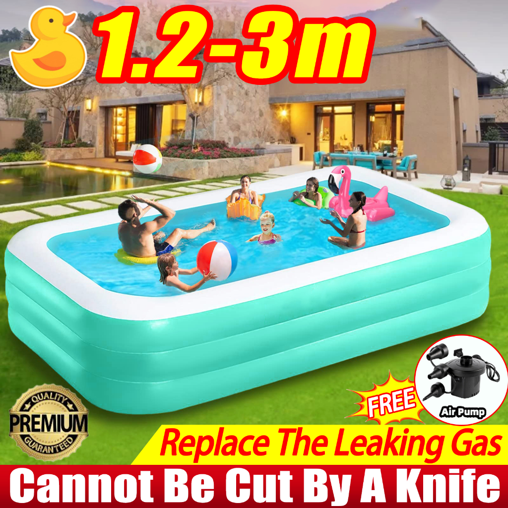 【Knife Cuts Are Not Bad】Inflatable Swimming Pool 2/3M Kids Swimming