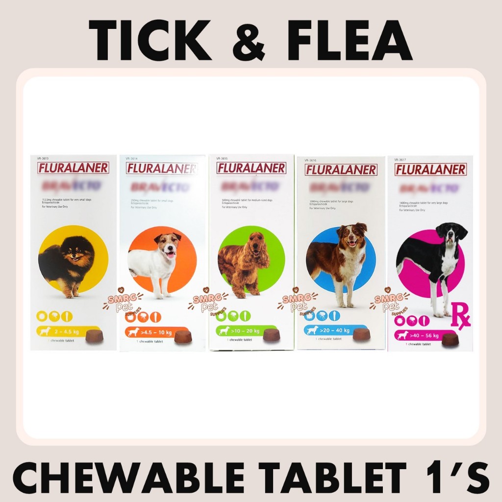 Anti Tick and Flea Chewable Tablet for Dogs Shopee Philippines