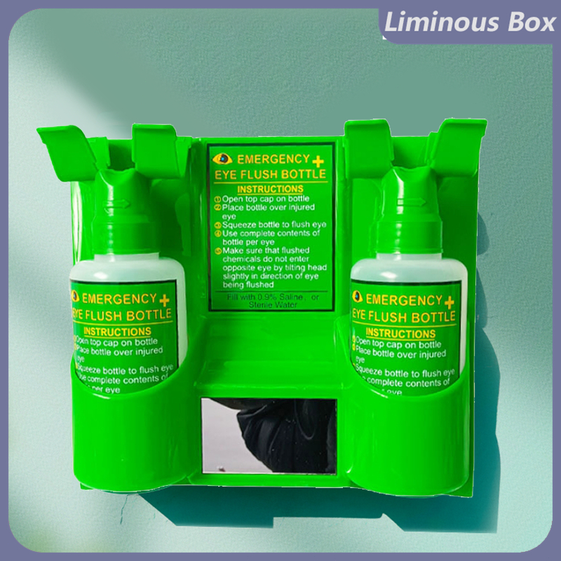 Emergency Eyewash Station Portable Double Empty Eyewash Kit For