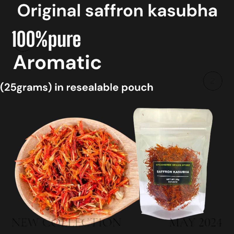 Saffron Kasubha Original 10g 25g 50g 100g 200ml 45g Shopee Philippines