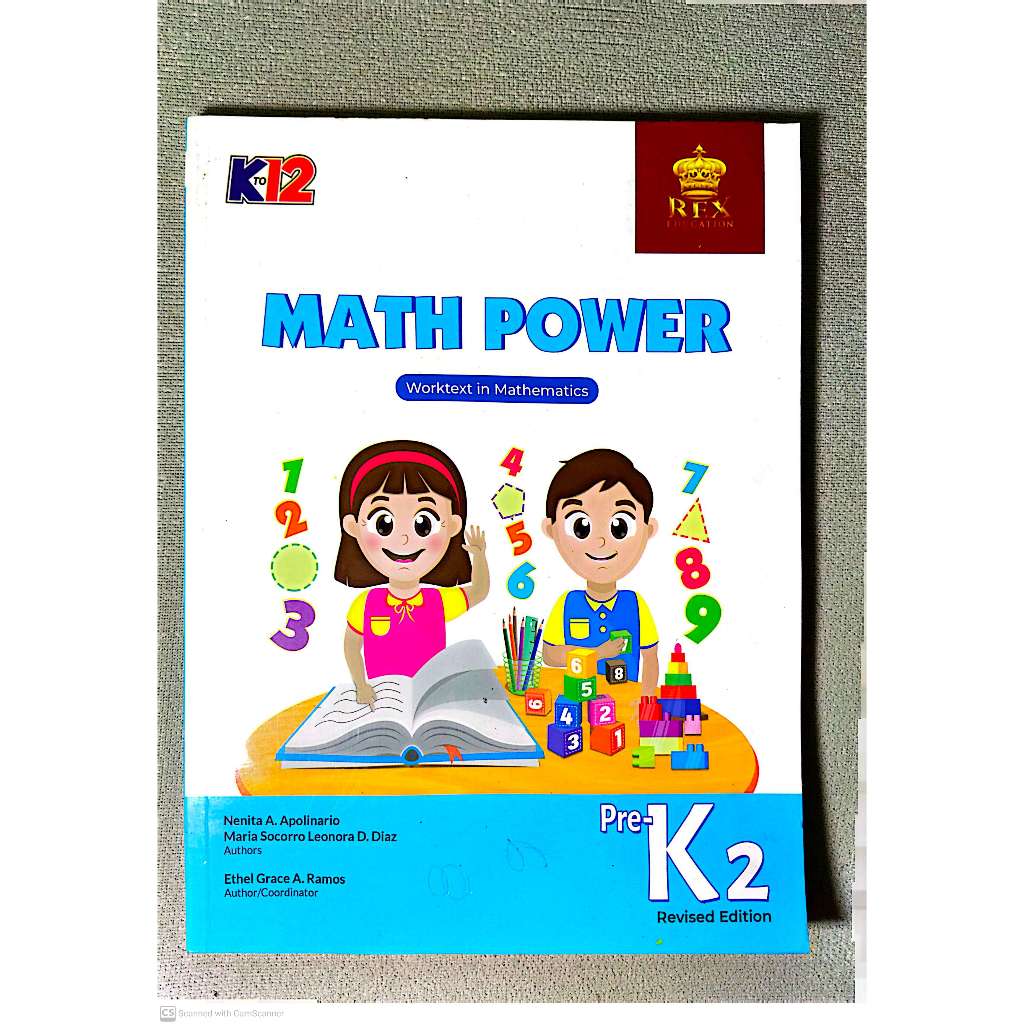 MATH POWER PRE-K2 (2022 EDITION) | Shopee Philippines