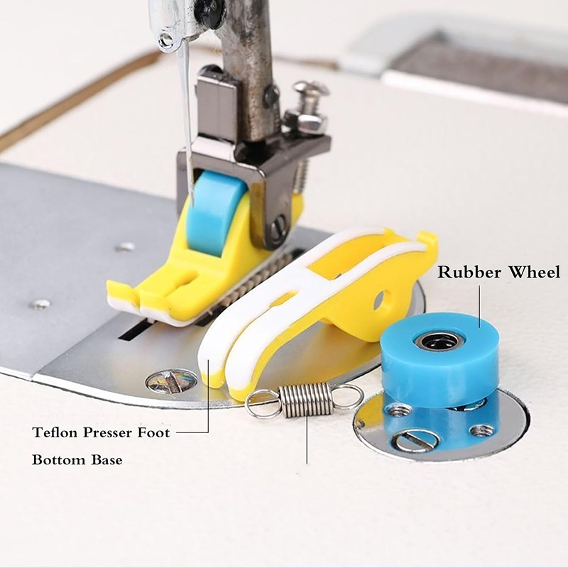 Anti-Wrinkle Plastic Roller Presser Foot For Thick And Thin Fabric ...