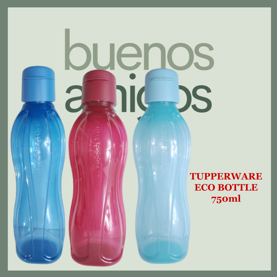Tupperware Personalized Eco Bottle 750ml with Sipper Seal | Shopee ...