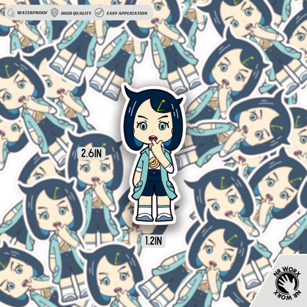 Liko Pokemon Horizons Chibi Laminated Vinyl Sticker NR Worx | Shopee ...