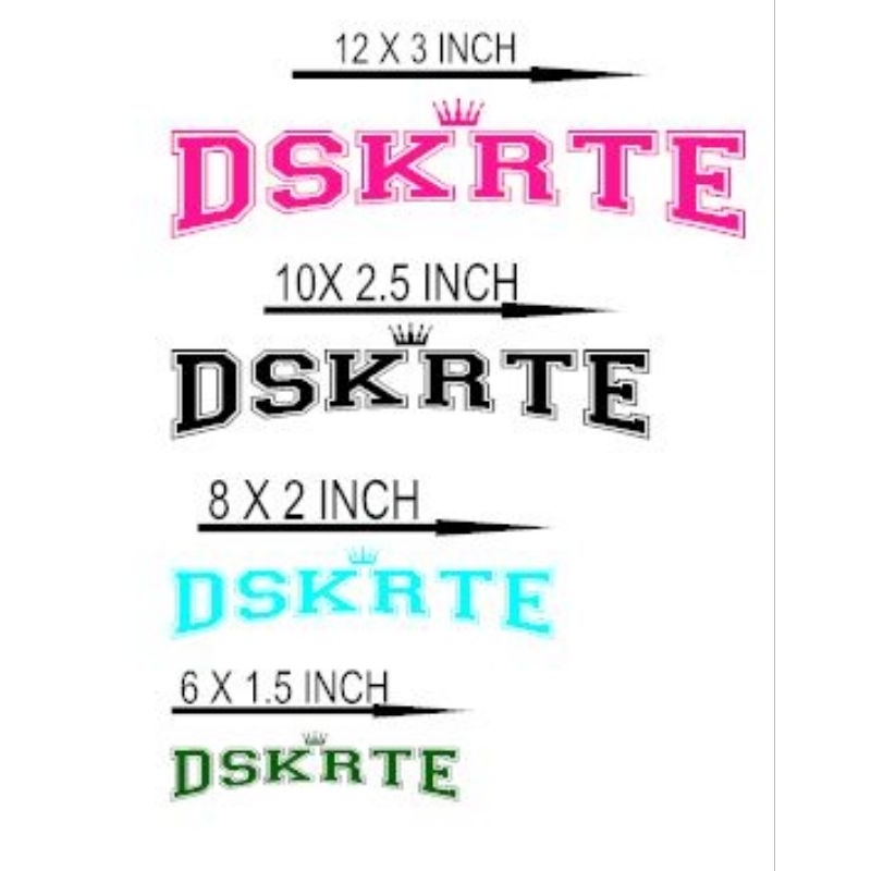 diskarte DSKRTE sticker cutout vnyl | Shopee Philippines