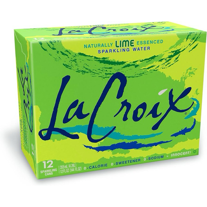 LaCroix Lime Sparkling Water – 12 Fl Oz Cans, Pack Of 8 – Crisp, Refreshing, Zero Sugar, USA Made