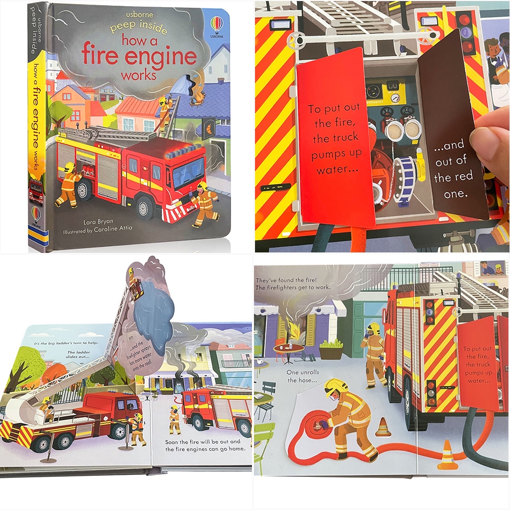 How A Recycling Truck Works Usborne Peep Inside English Educational ...