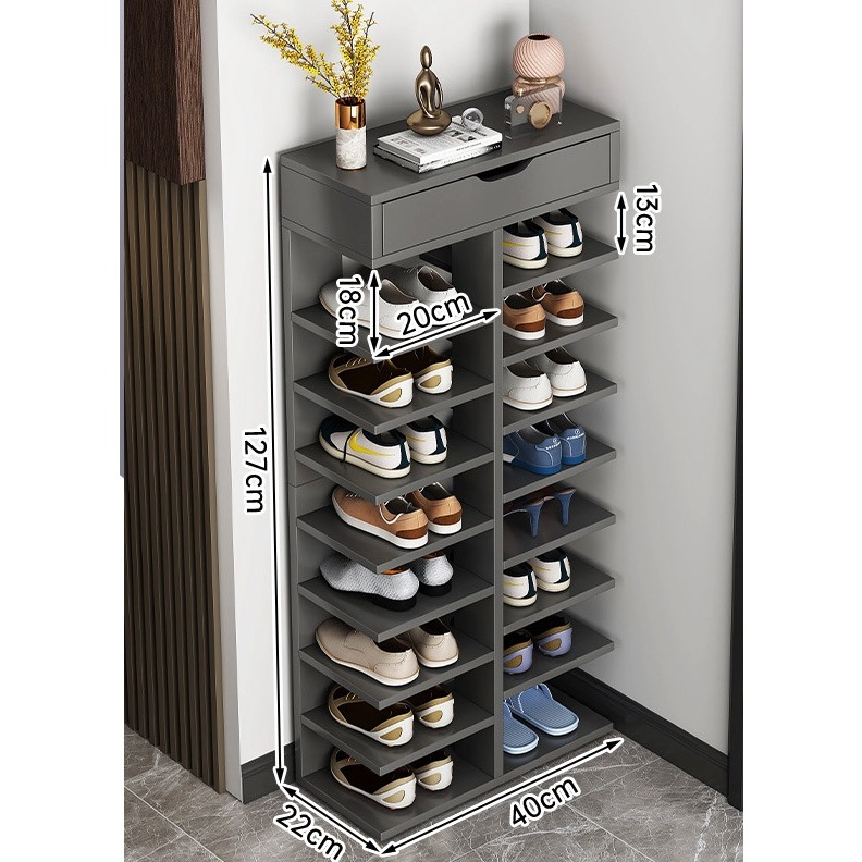 Enclosed shoe rack shop