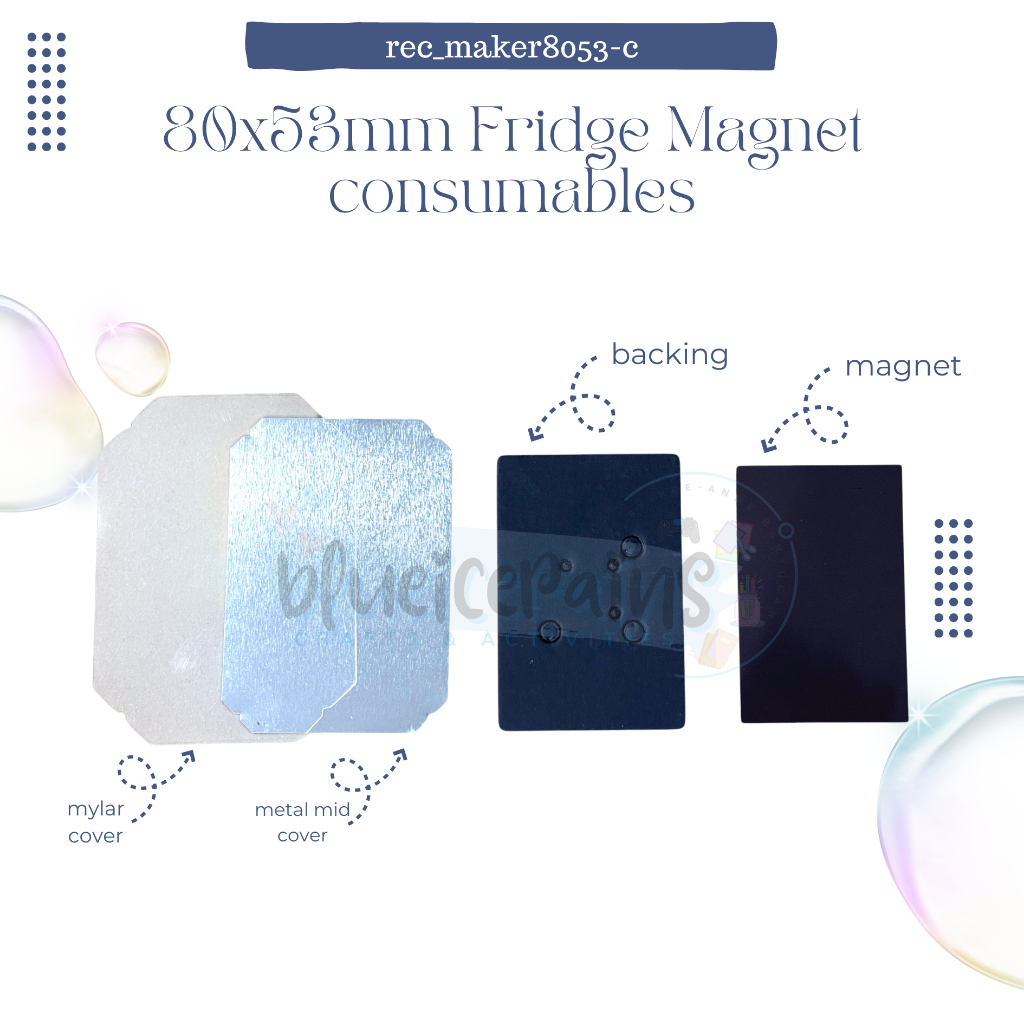 Rectangle Badge Maker 80x53mm - Consumables | Shopee Philippines