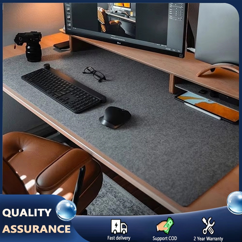 Sleek Design Large Felt Desk Pad PC Gaming Accessories Extended Mouse ...