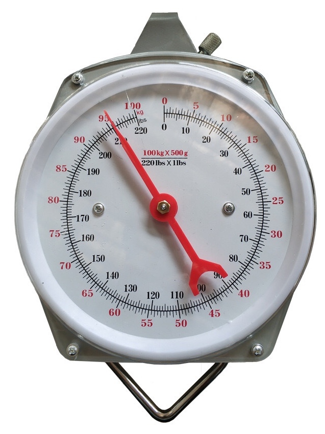 100kg Hanging Scale Original High Quality Portable Spring hook Scale ...