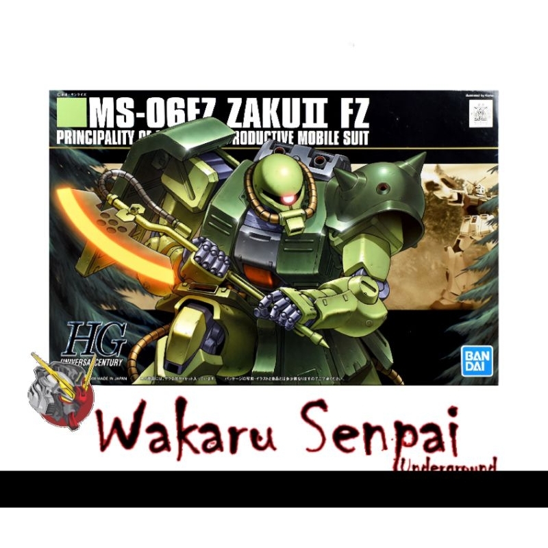 Bandai HGUC Zaku II Kai – Maquette Gundam 1/144, Assemblage Clipé, 13 Cm, Sans Colle Ni Peinture