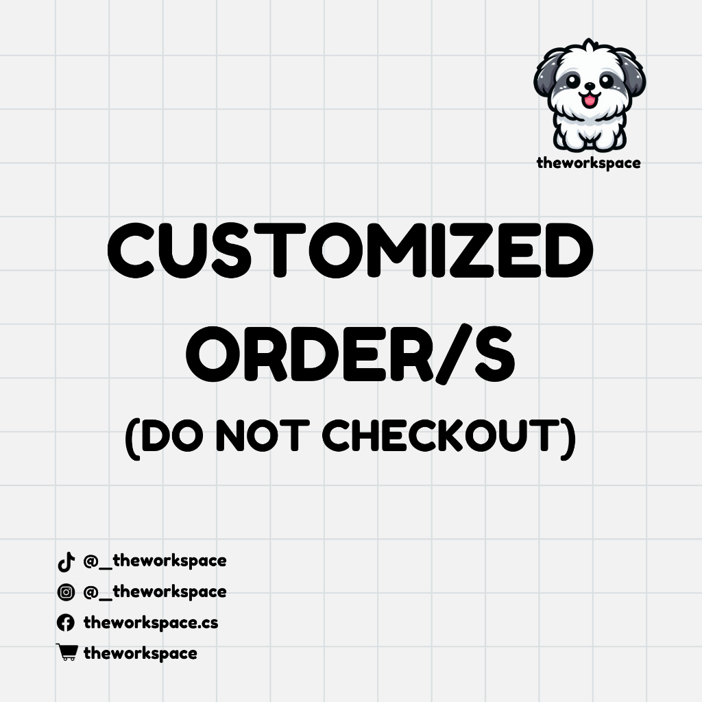 Personalized/Customized Orders The Workspace Shopee Philippines
