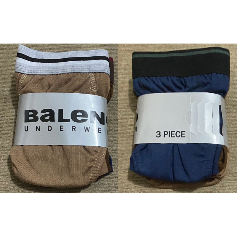 Brand New Auth Baleno Men 3-Pack Briefs | Shopee Philippines