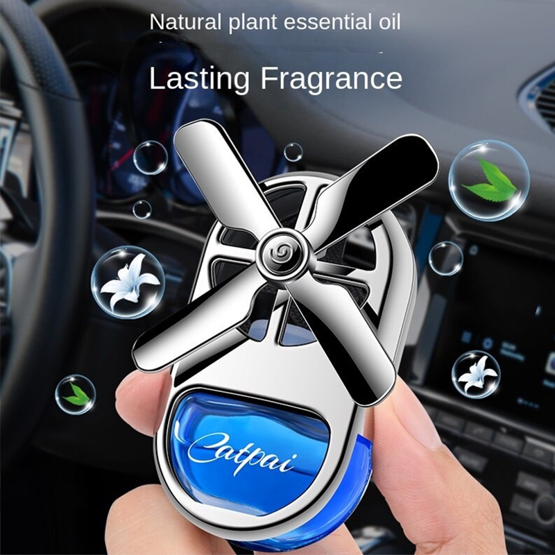 Car perfume Aroma small fan exhaust perfume holder Perfume diffuser Air ...