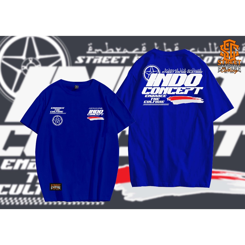 RACING SHIRT /STREETBIKE CONCEPT SHIRT / INDO CONCEPT SHIRT/COTTON ...