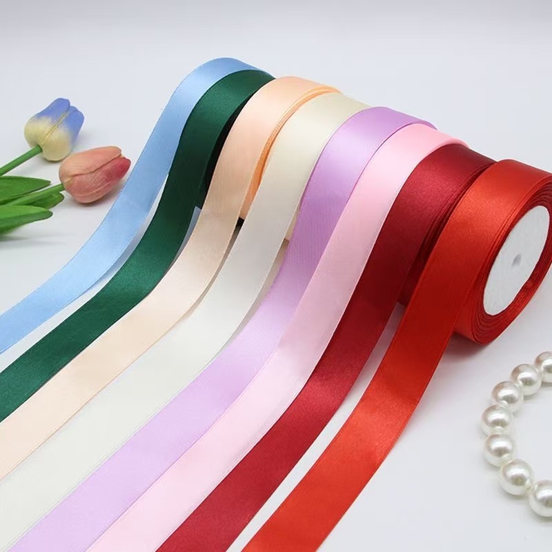 (25 Yard/Roll) 2.5cm Width Ribbon Butterfly Tie Romantic Decoration ...