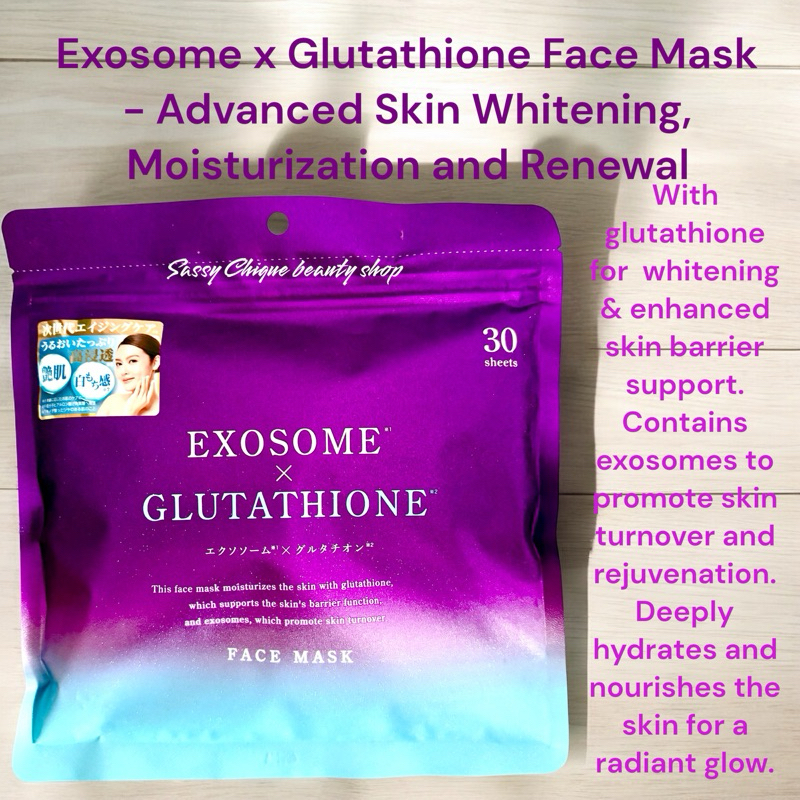 ghk-cu certificate of analysis EXOSOME x Glutathione x Human Stem Cell Culture x Retinol Face Mask - Made  in Japan