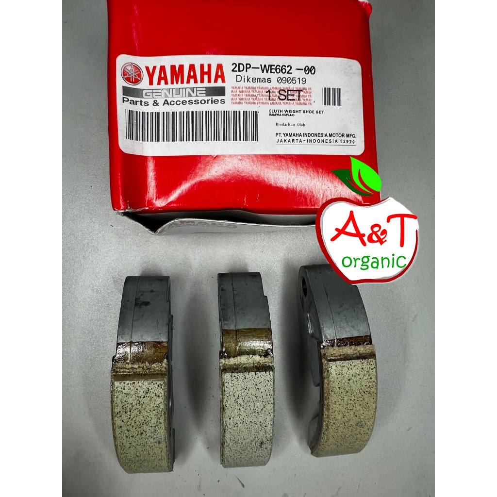 2DP Stock Clutch Lining / Clutch Weight Shoe For Yamaha Nmax v1 v2 ...