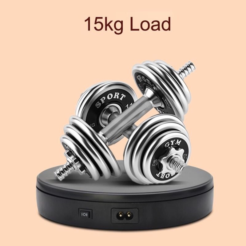 15kg Capacity 22cm Electric Rotating Stand Smooth Rotation Rotating ...