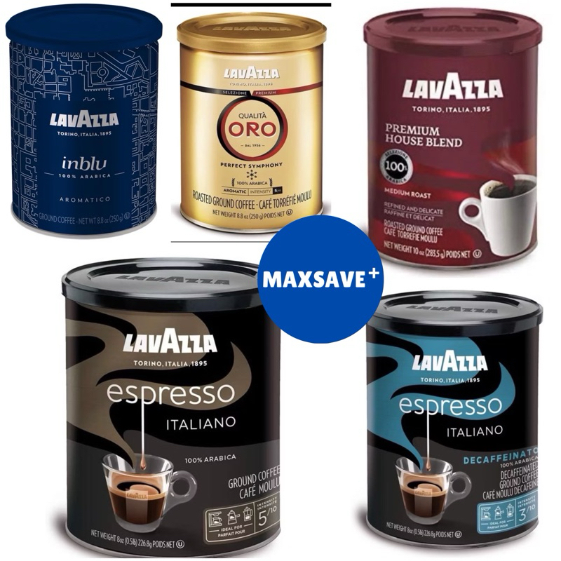 Coffee Beans Lavazza Caffe Espresso Ground Coffee, Medium Roast