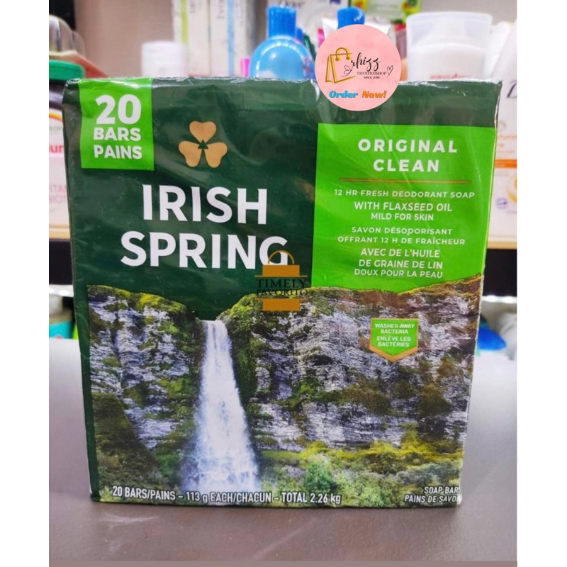 Original Irish Spring Buddy Wash Soap + Freebies | Shopee Philippines