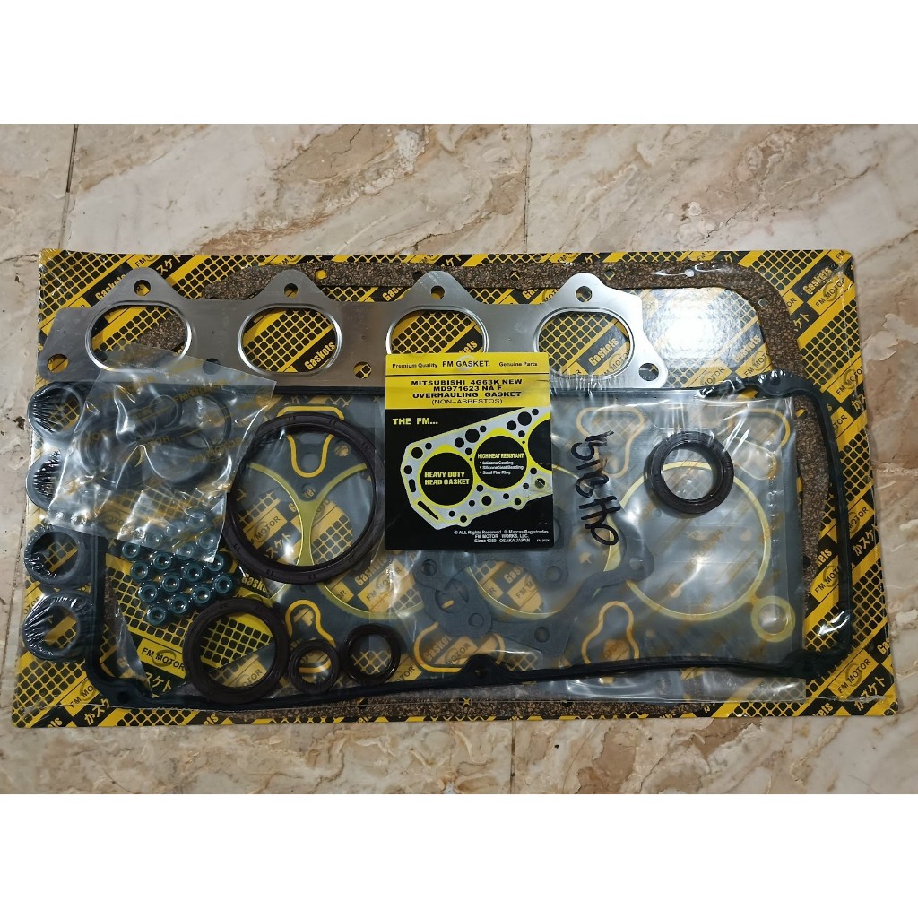 FM Engine Overhaul Kit Gaskets and Seals for Mitsubishi Adventure 4G63 ...