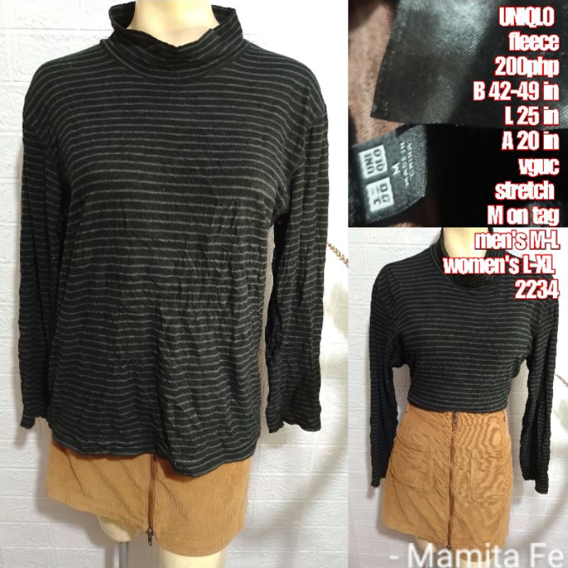 PRELOVED UNIQLO HEATTECH OTHER THERMAL BRANDS TURTLENECK THERMAL SHIRTS AND BLOUSES
