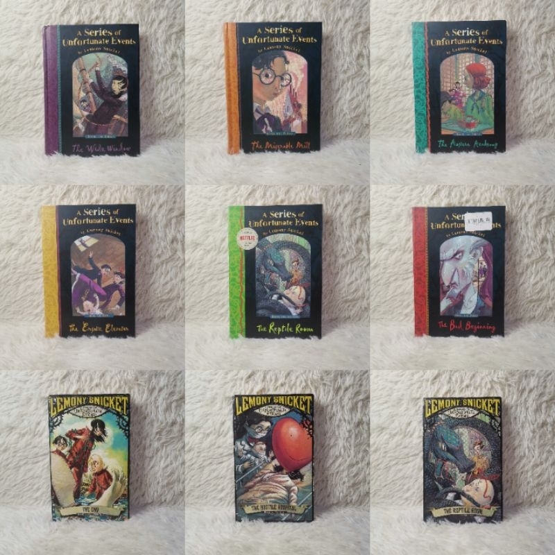 A Series of Unfortunate Events Books PB and HB (PRE LOVED) | Shopee ...