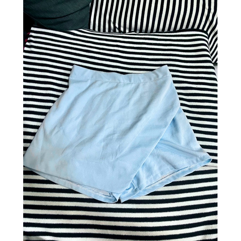 Luigi Gathered Skort, Powder Baby Blue