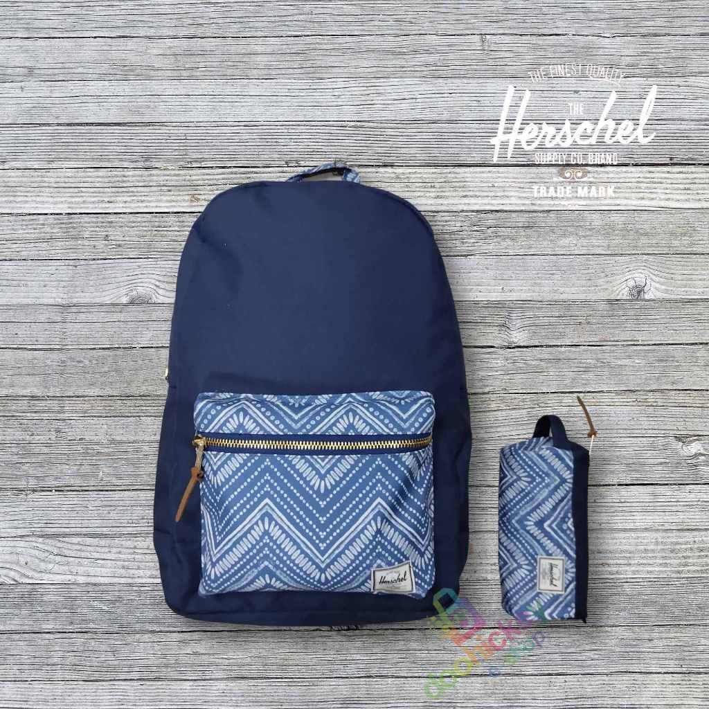 Original Herschel Settlement 23 Liters Classic Label Herschel Bag Laptop Bag FREE Pouch