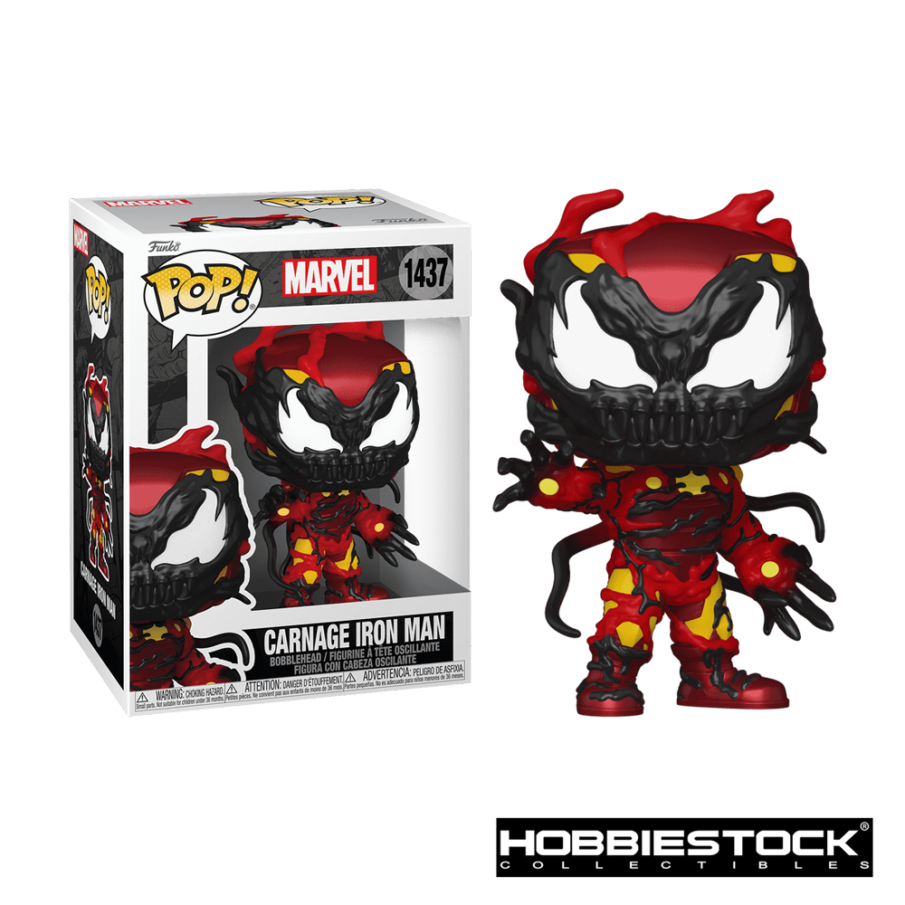 figurine pop! en vinyle d'iron man carnage (10 cm