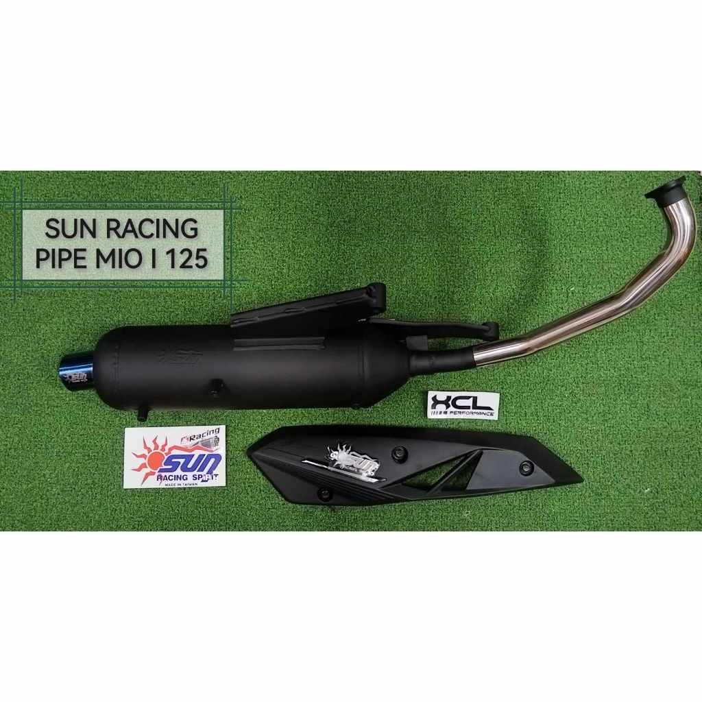 SUN RACING PIPE ADJUSTABLE STAINLESS WITH BLUE TIP FOR MIO I 125 ...