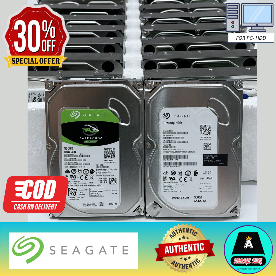 1TB Seagate Barracuda Hardrive 3.5inch 7200RPM SATA 6Gb/s for Desktop ...