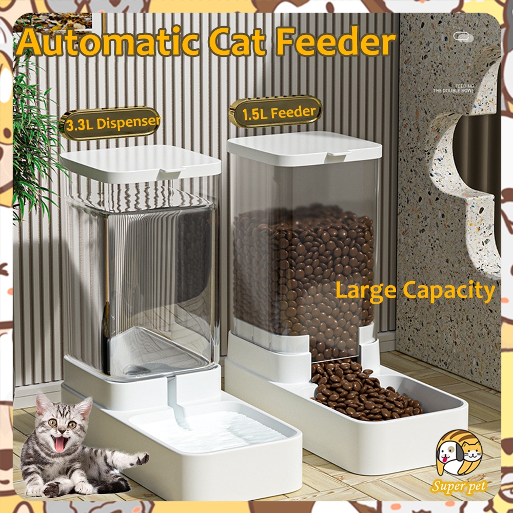 Cat Food Dispenser Automatic Buy WOPET 6L Autoatic Cat Feeder